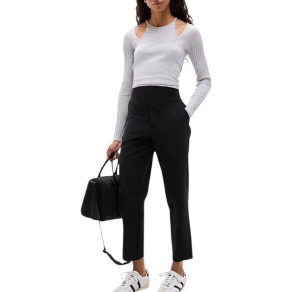 Athleta Endless High-Rise Pants Black Size 10 EUC - Picture 1 of 10